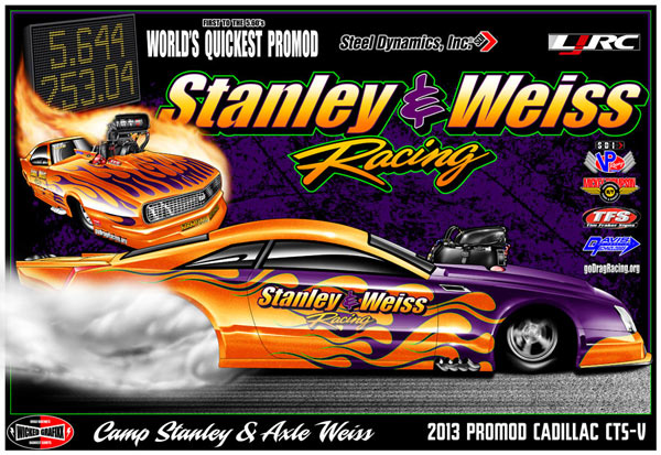 Stanley & Weiss Racing's 2014 Cadillac CTS-V Pro Modified Rendering by Wicked Grafixx